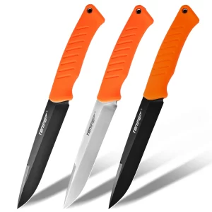 Tonife HKT6001 Ares Full Tang Knife Fixed Knife with Sheath and Paracord 8Cr14MoV Blade Outdoor Knife Camping Knife Survival Knife