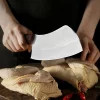 Tonife Meat Cleaver Butcher Knife TSK1011 5Cr15MoV Blade Pakkawood Handle for Kitchen Restaurant