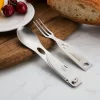 Tonife MealBud MT3001 Portable Tableware Knife Fork Spoon for Home School Outdoor