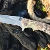 Tonife CKT6131 Jungle Multi-Purpose Knife Interchangeable Folding Knife with 5Cr15MoV Steel Blade Aluminium Handle and Metal Pocket Clip Outdoor Knife Survival Knife