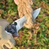 Tonife CKT6131 Jungle Multi-Purpose Knife Interchangeable Folding Knife with 5Cr15MoV Steel Blade Aluminium Handle and Metal Pocket Clip Outdoor Knife Survival Knife