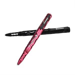 Harnds MT1801DL Brook Tactical Pen with Schmidt easyFLOW 9000M Refill for Handwriting Self Defense Tool for Scratching Glass