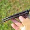 Tonife Monarch Butterfly CKT6132 7Cr17MoV Blade TPR & PP Handle for Outdoor Camping