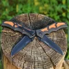 Tonife Monarch Butterfly CKT6132 7Cr17MoV Blade TPR & PP Handle for Outdoor Camping
