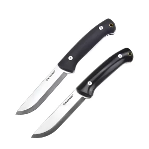 Harnds HK4018 Forester Full Tang Fixed Blade Knife with Sandvik 14C28N Blade Bushcraft Outdoors Hunting Survival and EDC