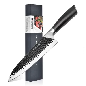 Tonife KK3004 8" Chef Knife Ultra Sharp High Carbon Stainless Steel Corrosion Resistant,Cooking Kitchen Knife