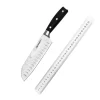Tonife KK3002 Santoku Chef's Knife 5Cr15MoV High Carbon Stainless Steel Kitchen Knife Long-term Use and Maintenance Corrosion-Resistant Long-Lasting Sharpness