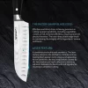 Tonife KK3002 Santoku Chef's Knife 5Cr15MoV High Carbon Stainless Steel Kitchen Knife Long-term Use and Maintenance Corrosion-Resistant Long-Lasting Sharpness