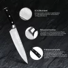 Tonife KK3001 Chef's Knife High Carbon Stainless Steel Kitchen Knife Long-term Use and Maintenance Corrosion-Resistant Long-Lasting