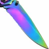 Harnds CK6014A Pandora Folding Knife with 8Cr14MoV Blade Pocket Knife with Frame Lock and Pocket Clip