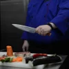 Tonife TSK2001 8-Inch Chef Knife with 7Cr17MoV High Carbon Stainless Steel Kitchen Knife with Natural Rosewood Handle