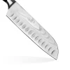 Tonife KK3002 Santoku Chef's Knife 5Cr15MoV High Carbon Stainless Steel Kitchen Knife Long-term Use and Maintenance Corrosion-Resistant Long-Lasting Sharpness