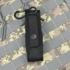 Harnds AK4010 Nylon Sheath with Carabiner Knife Holder with Belt Clip Elastic Side Panels Black Knife Bag Multi Tool Holster Knife Sheaths