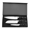 Tonife KK5002 Kitchen Knife Set High Carbon Stainless Steel Cooking Knife Chef's Knife+Santoku Knife+Fruit Knife