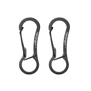 Tonife MT2803 Carabiner, Carabiner Hook Made of High Quality Stainless Steel for Carabiner Key Rings, Carabiner Small Snap Buckle Spring Backpack Fasteners.