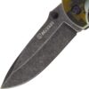 Harnds CK7201 Disguiser Pocket Knife with Black Stonewash Tactical Folding Knife with 9Cr18MoV Steel Blade Camo G10 and 2Cr13 Handle Framelock