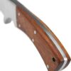 Tonife HKT4002 NorthStar Full Tang Fixed Blade Hunting Knife with Natural Rosewood Handle and Nylon Sheath