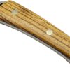 Harnds Cheetah HK3118 Fixed Blade Knife with 8Cr14MoV Steel Blade Zebra Wood Handle Leather Sheath