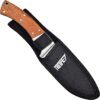 Tonife HKT4002 NorthStar Full Tang Fixed Blade Hunting Knife with Natural Rosewood Handle and Nylon Sheath