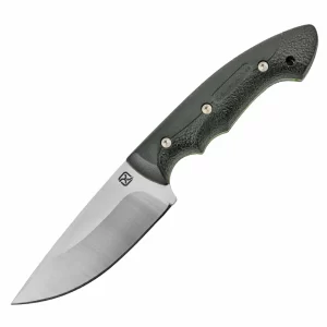 Klecker DK-151 Abiqua Hunter Fixed Blade Knife, 7Cr17 Blade, Glass Filled Nylon Handle with Gut Hook and Kydex Sheath