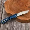 Klecker TG-14 Slice Flipper Tanto Folding Knife with Sandvik 12C27 Blade and Stainless Steel Handle
