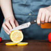 Tonife KK1001 Paring Knife,Peeling Knife with Pakkawood Handle,3.5 Inch Kitchen Knife for Fruit and Vegetable