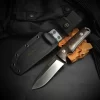 Harnds HK4005A Thor Fixed Blade Knife 9Cr18MoV Blade Micarta Handle With Kydex Sheath Outdoor Camping Tactical Hunting Survival EDC Tool