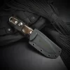 Harnds HK4005A Thor Fixed Blade Knife 9Cr18MoV Blade Micarta Handle With Kydex Sheath Outdoor Camping Tactical Hunting Survival EDC Tool