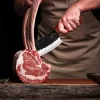 Tonife TSK1010 Butcher Knife, Meat Cleaver Knife for Home Cooking, Outdoor Camping BBQ