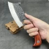 Tonife TSK1010 Butcher Knife, Meat Cleaver Knife for Home Cooking, Outdoor Camping BBQ
