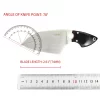 Boker Plus SanYouGo 03BO050 Fixed Blade Knife with Sandvik 12C27 Blade and G10 Handle Kitchen Knife for Daily Life and Outdoor Hiking, Fishing