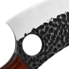 Tonife TSK1010 Butcher Knife, Meat Cleaver Knife for Home Cooking, Outdoor Camping BBQ