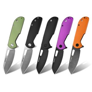 TONIFE CKT9205 Galaxy Mini Folding Knife with D2 Steel Blade and Aluminum Alloy Handle, EDC Pocket Tool for Camping, Hiking, and Survival