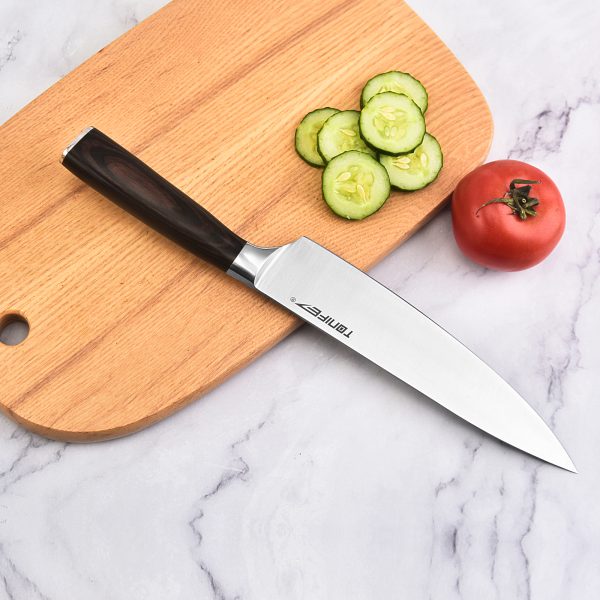 Tonife KK3003 8" Chef Knife Ultra Sharp High Carbon Stainless Steel Corrosion Resistant,Cooking Kitchen Knife