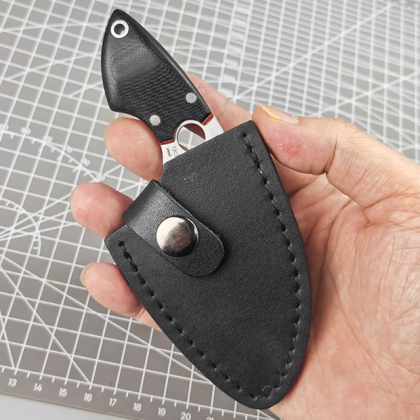 6 Boker Plus SanYouGo 03BO050 Fixed Blade Knife with High-Quality Stainless Steel Blade and G10 Handle Kitchen Knife for Daily Life and Outdoor Hiking, Fishing