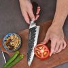 Tonife KK3004 8" Chef Knife Ultra Sharp High Carbon Stainless Steel Corrosion Resistant,Cooking Kitchen Knife