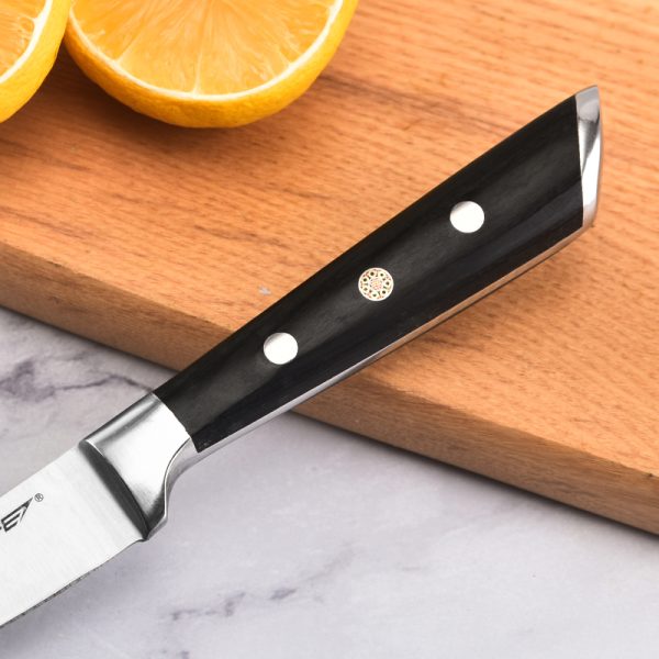 主图7 Tonife KK1001 Paring Knife,Peeling Knife with Pakkawood Handle,3.5 Inch Kitchen Knife for Fruit and Vegetable