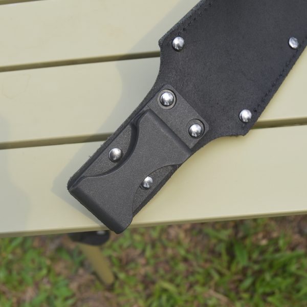 Harnds AK4013 Top-grain Leather Tool Holster Belt Pouch, Utility Tool Holder for Pruners, Knives, Scissors & Hand Tools, Waist Carry Organizer for Gardening, Electrical Work & Outdoor Use