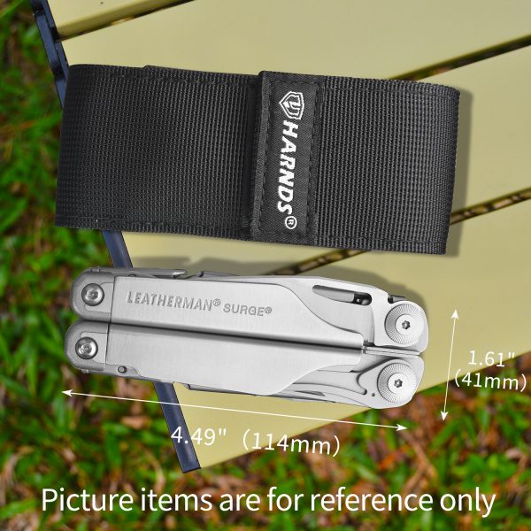 Harnds AK4011-UV Tool Holster, High-Grade Heavy‑Duty Ballistic Nylon Utility Belt Pouch, Waist Tool Holder for Knives, Pliers and Hand Tools, Outdoor Carry Organizer