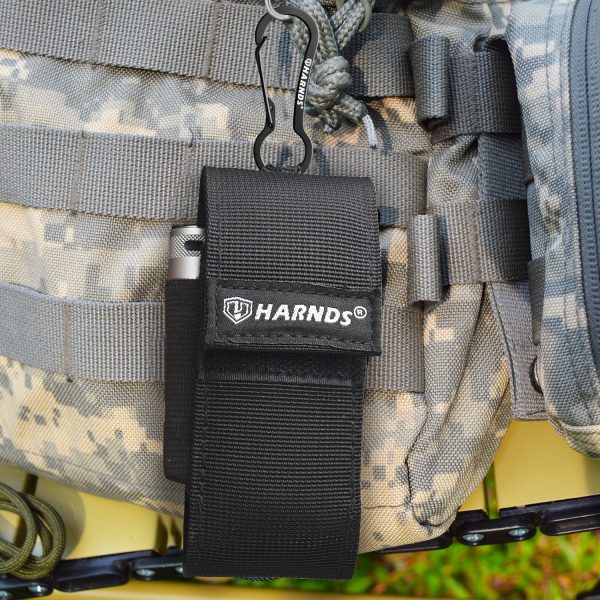 Harnds AK4011-UV Tool Holster, High-Grade Heavy‑Duty Ballistic Nylon Utility Belt Pouch, Waist Tool Holder for Knives, Pliers and Hand Tools, Outdoor Carry Organizer