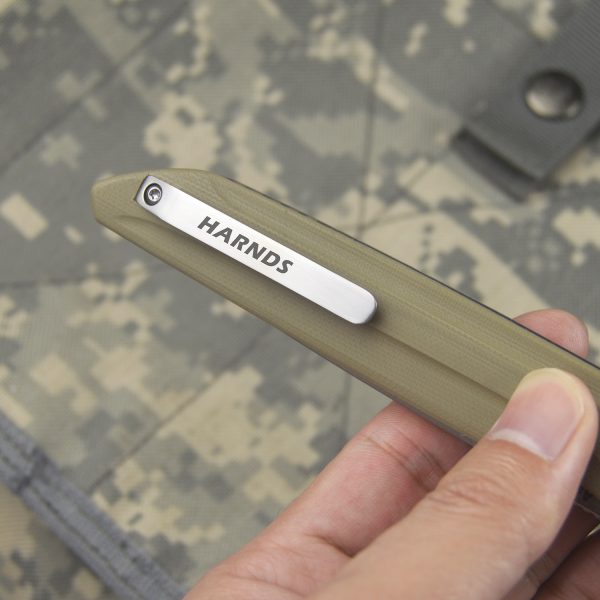 Harnds Pocket Clip for EDC Knife (Original Accessory for CK9171 Assassin with a Single Screw Hole)