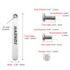 Harnds Pocket Clip for EDC Knife (Original Accessory for CK9171 Assassin with a Single Screw Hole)